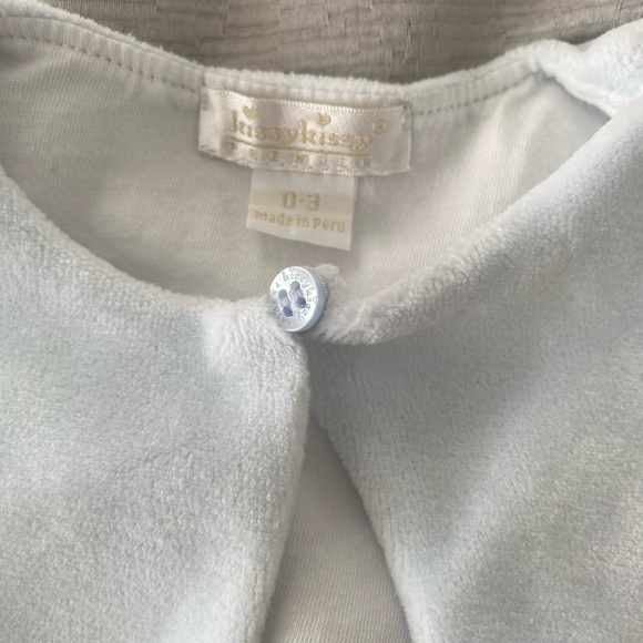 EUC⭐️KISSY KISSY Premier, Soft Bolero Jacket, jacquard blue - Picture 2 of 5